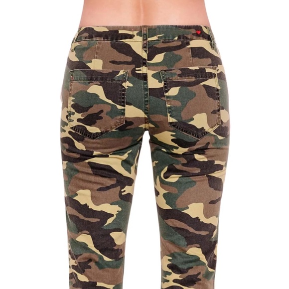 Sundry Camo Cotton Twill Zip Crop Jogger SIZE 27 - Picture 2 of 8